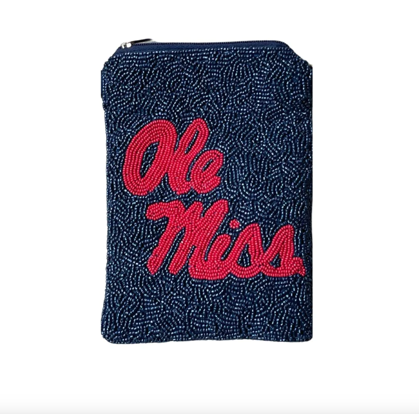 Ole Miss Beaded Purse Strap