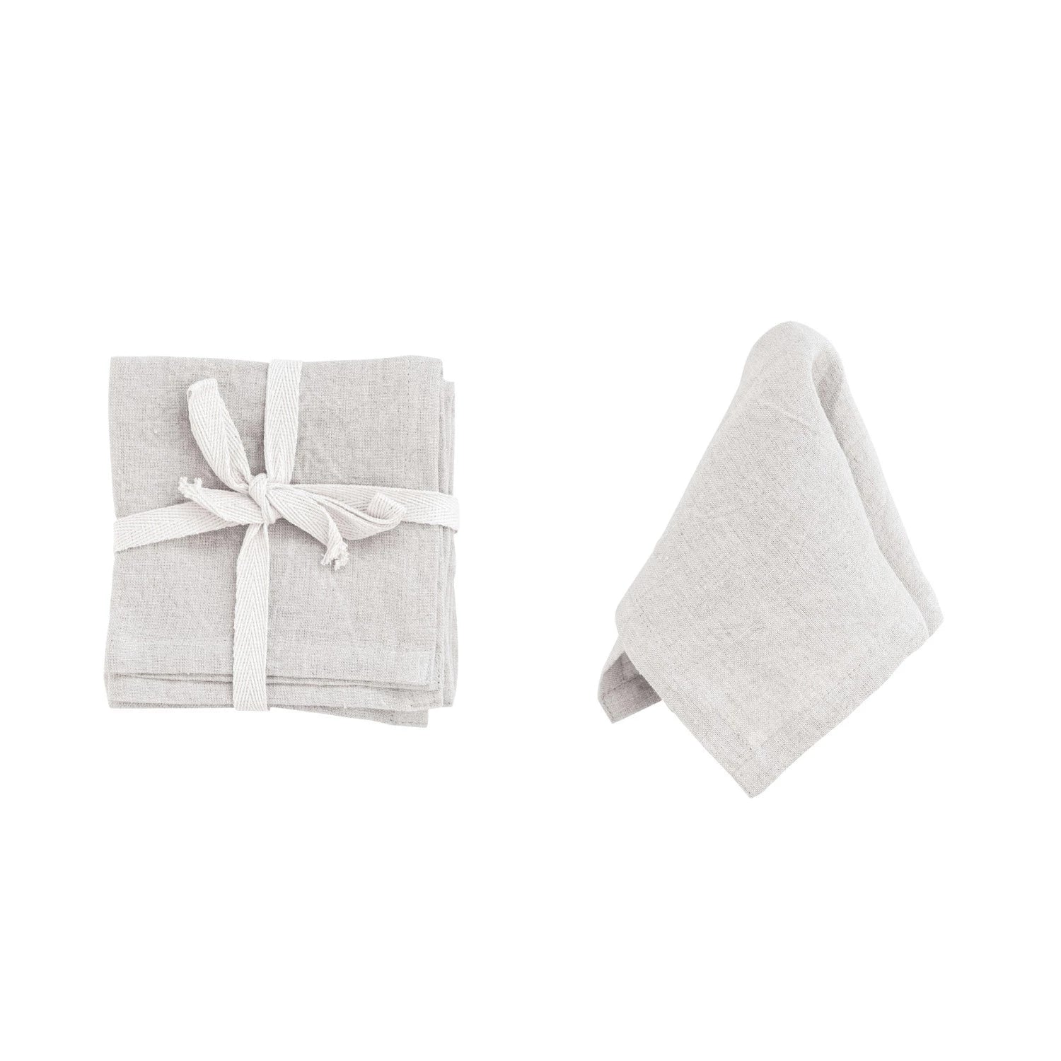 Almond Linen Napkin Set