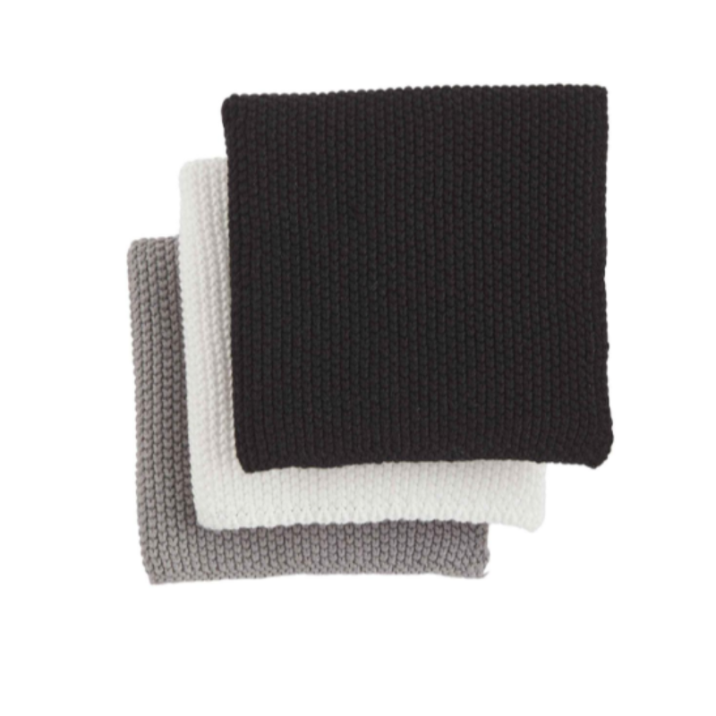 Black & White Dish Towels (set of 3)