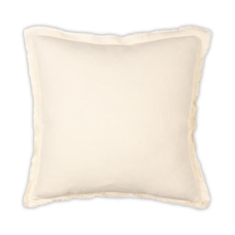 Cream discount linen pillow