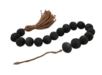 Black Beads w/ Tassel