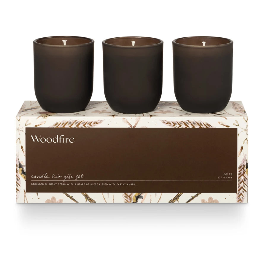 Woodfire Trio Candle Gift Set