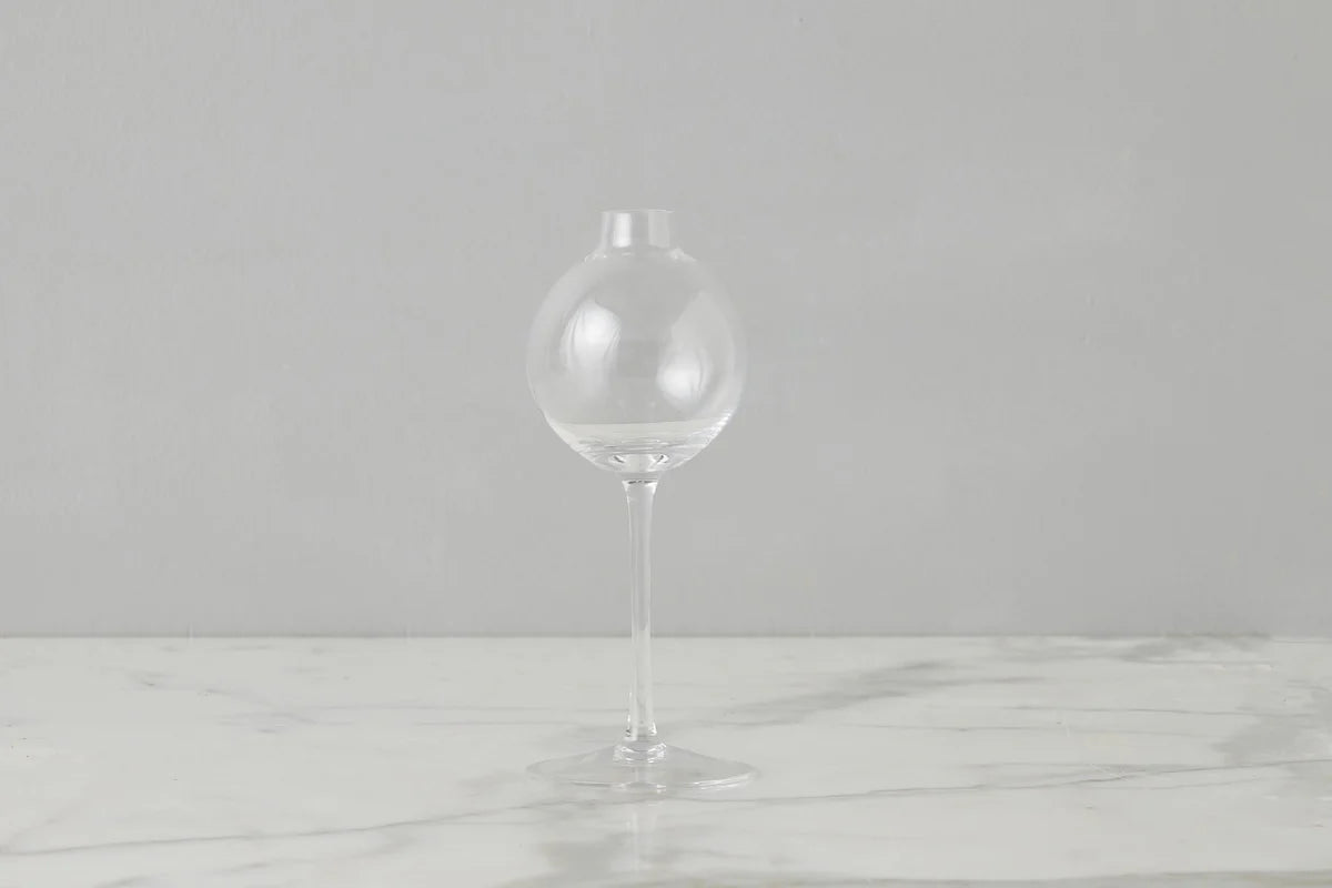 Clear Wine Glass Vase (3 Sizes)