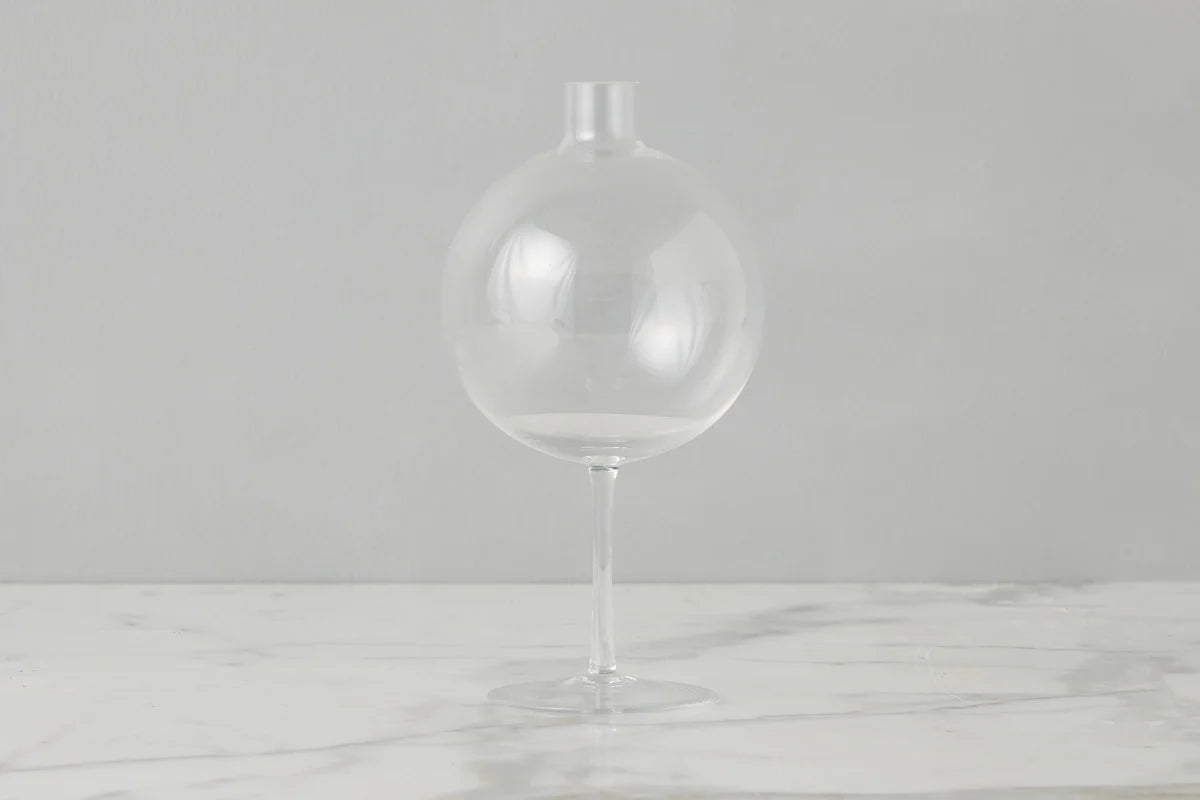 Clear Wine Glass Vase (3 Sizes)