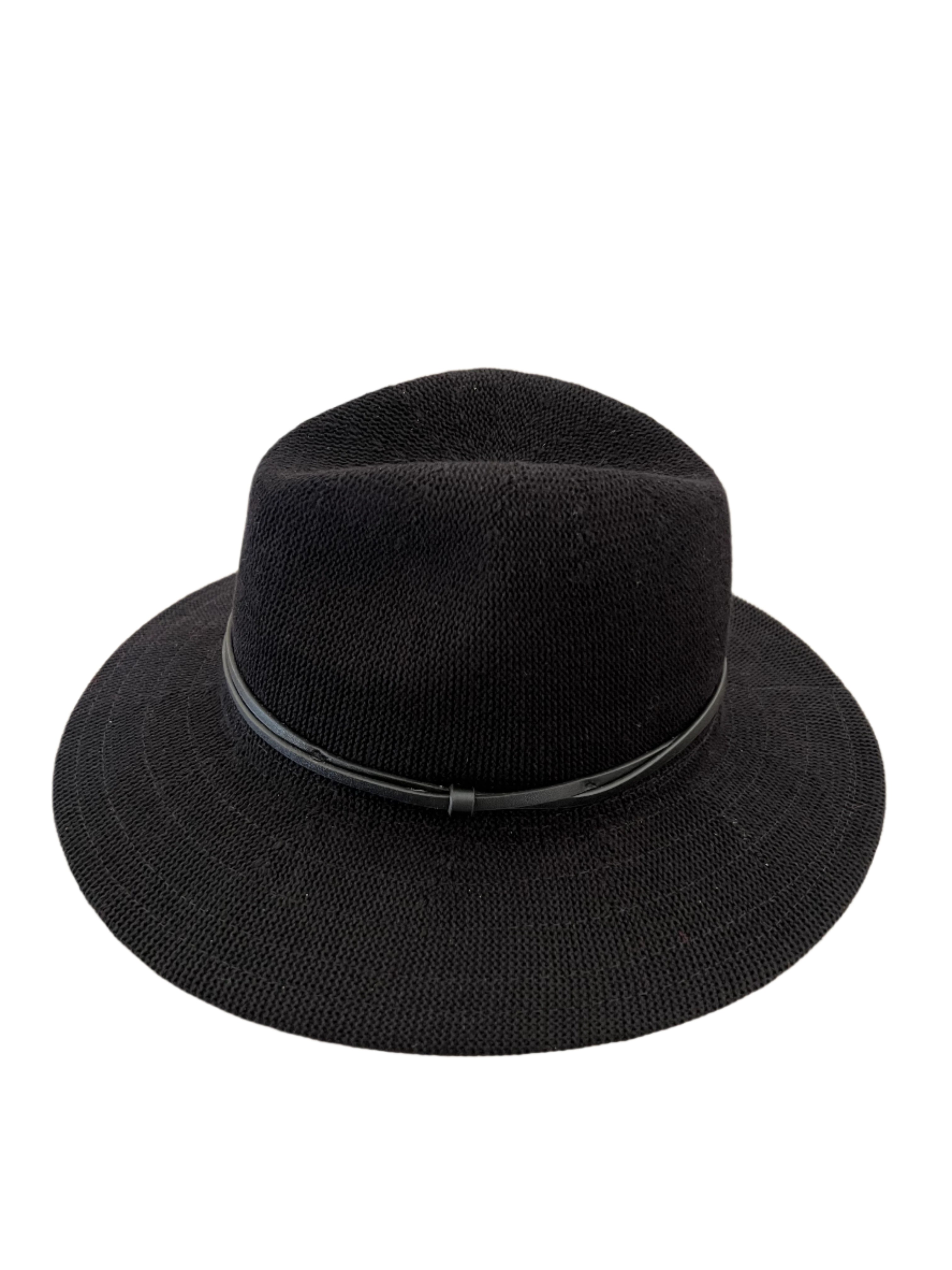 Rosemary Hat-Black w/ Black Trim