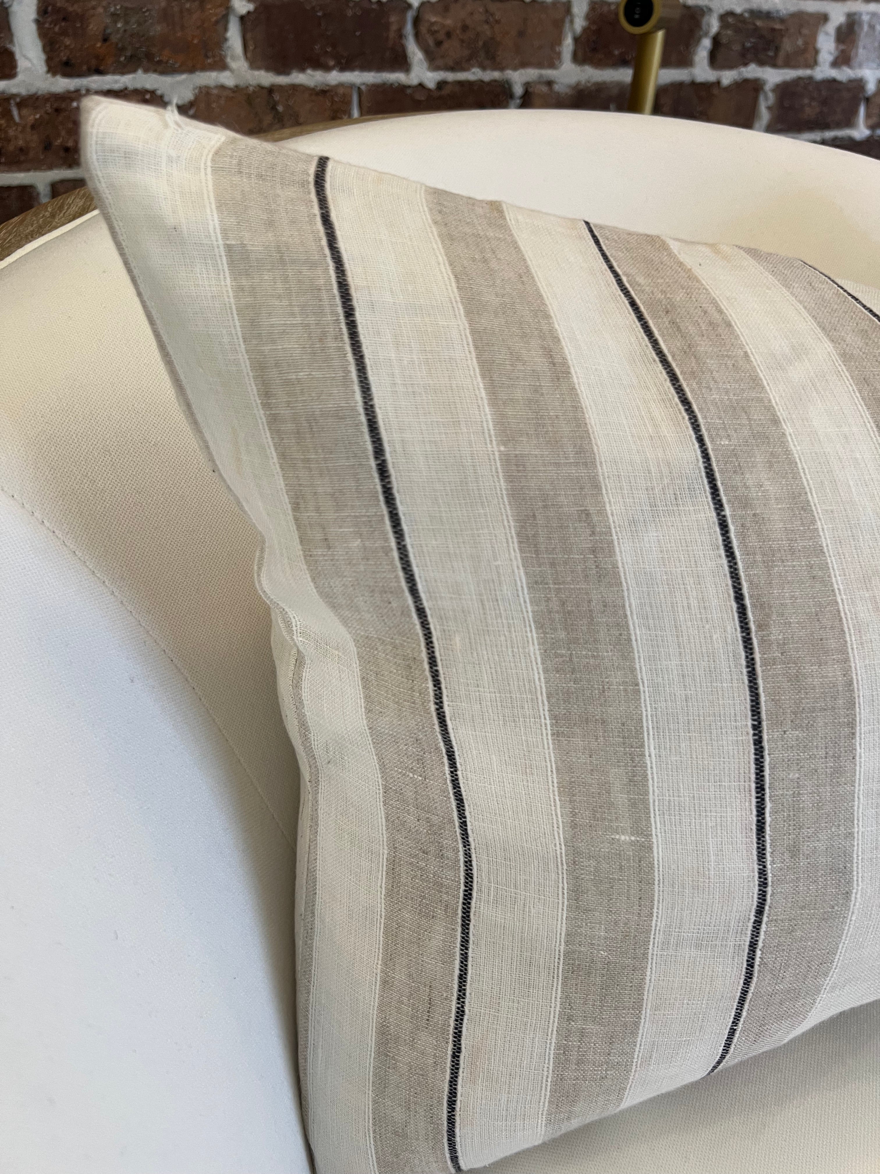 Seaside Stripe Pillow -16x24