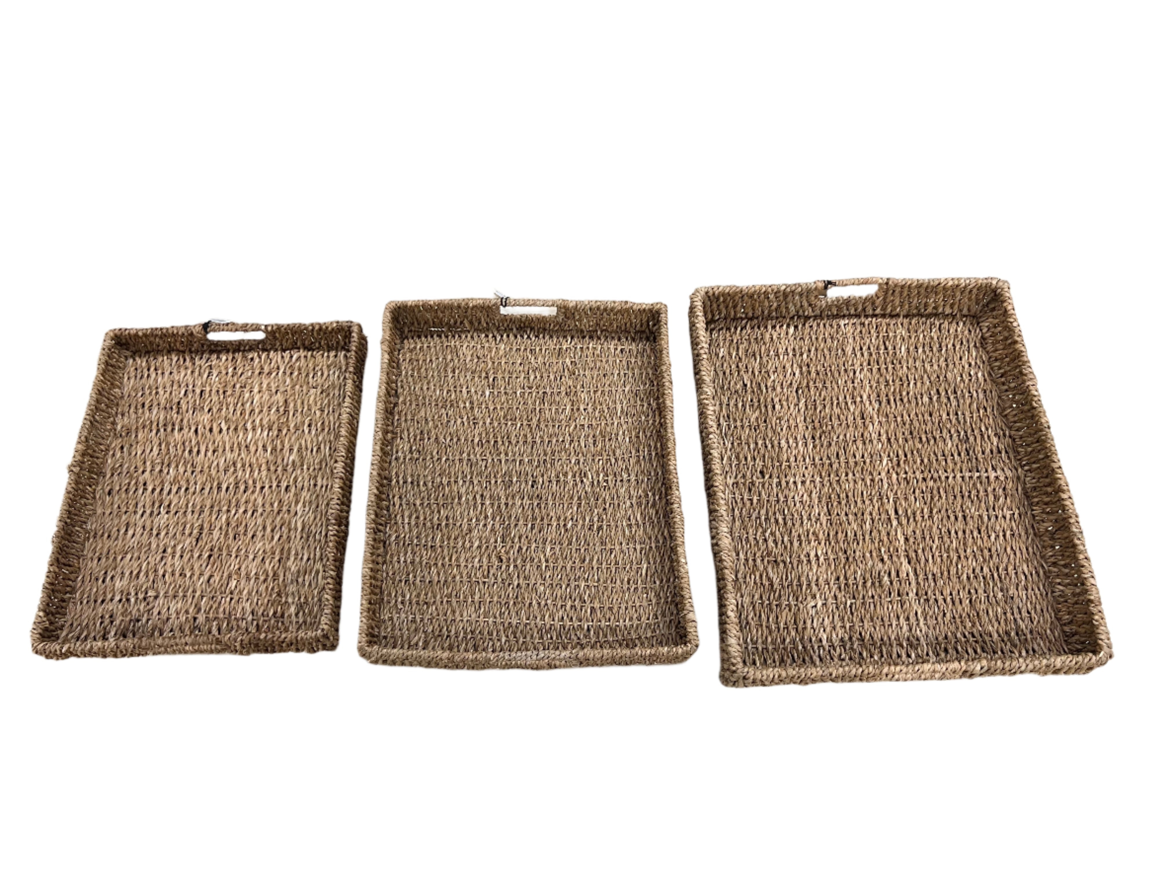 Woven Tray w/ Handles (3 Sizes)