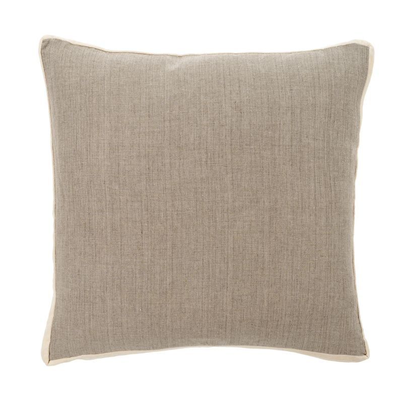 20x20 Moss Velvet Trim Pillow