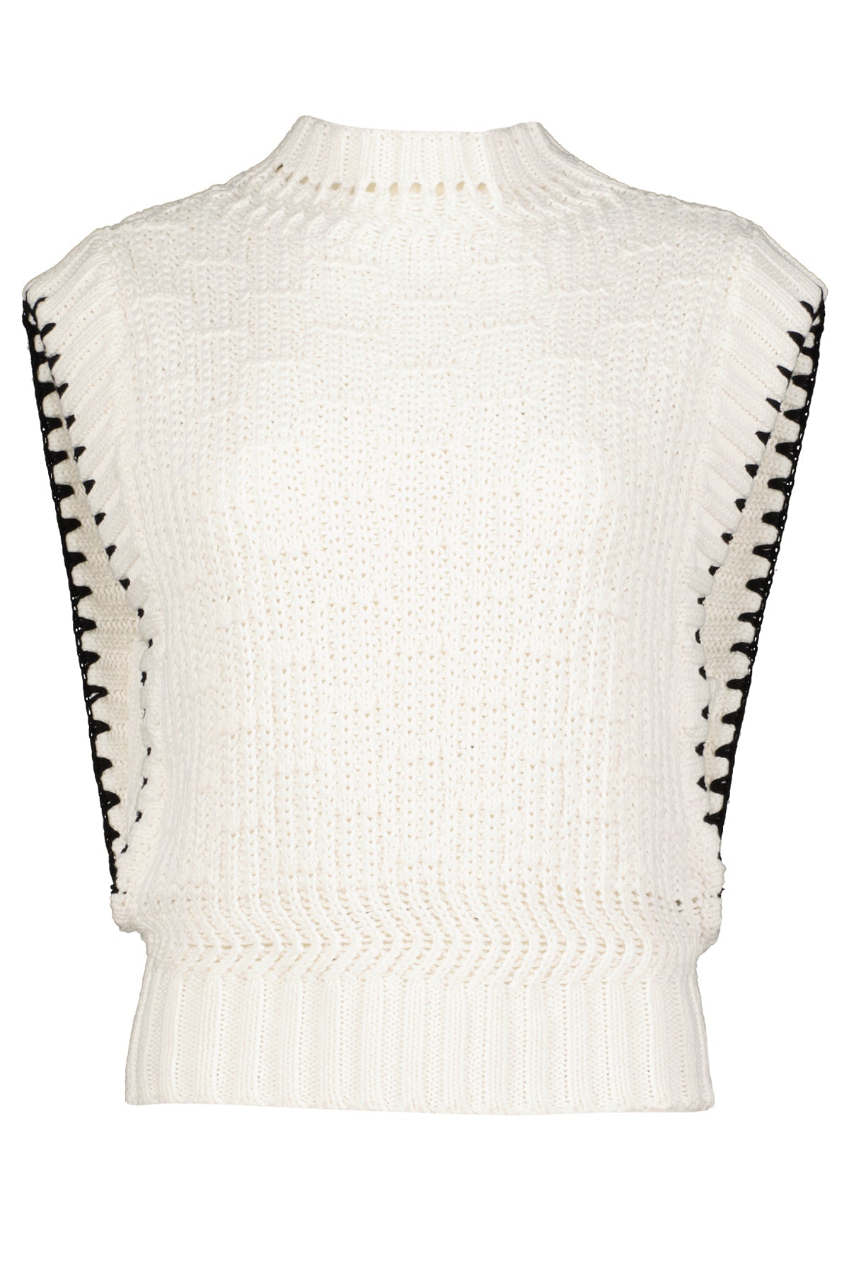 Richie Whipstich Sweater-White