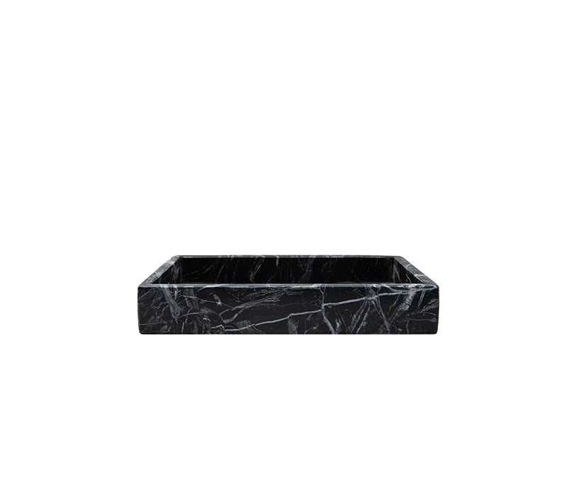 Medium Black Marble Tray