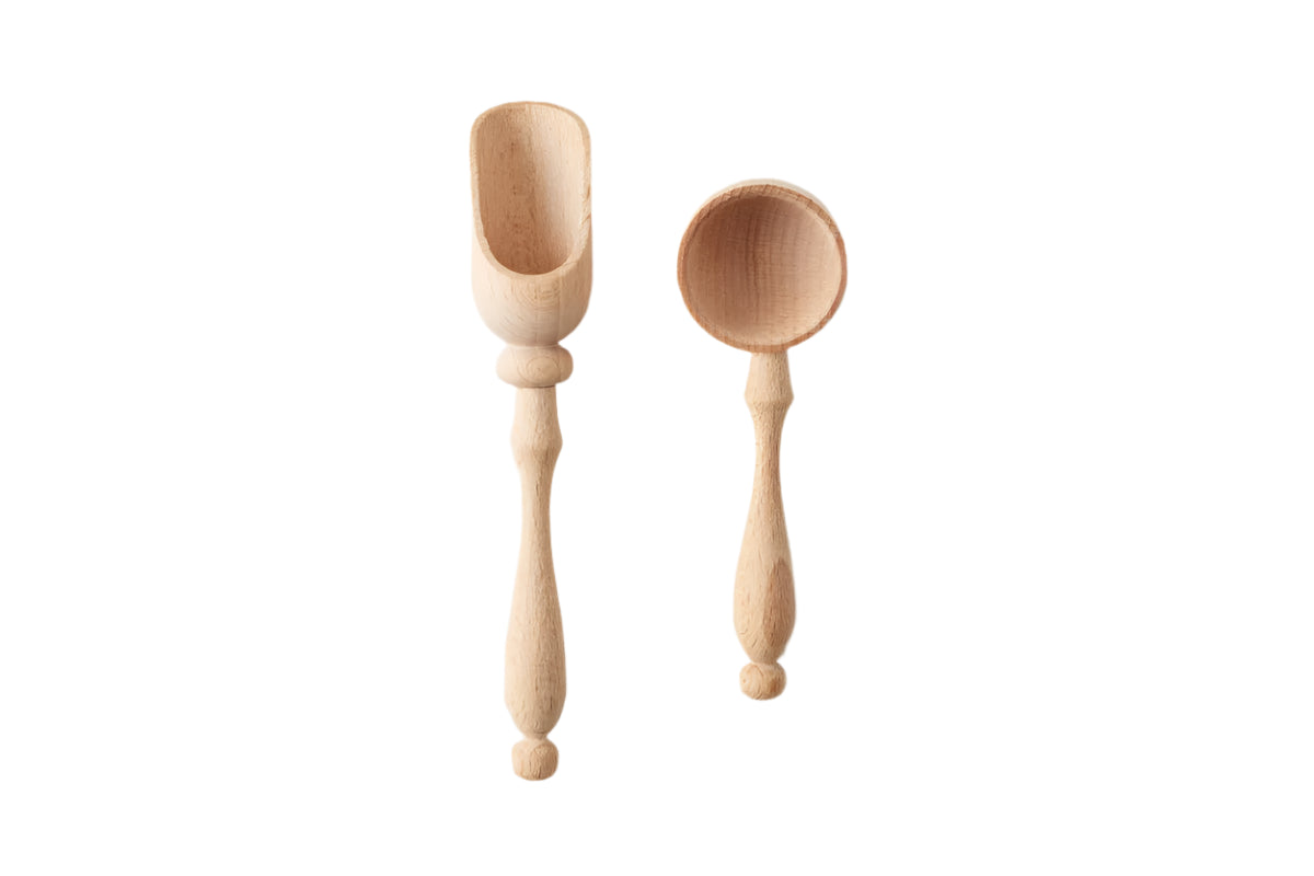 Beechwood Salt & Sugar Spoon (Set of 2)