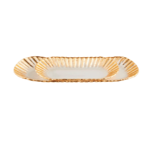 Gold Edge Glass Tray (2 Sizes)