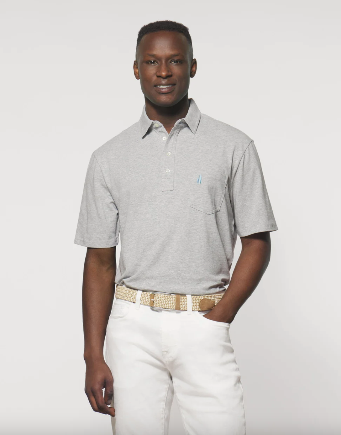 Heathered Polo (2 Colors)