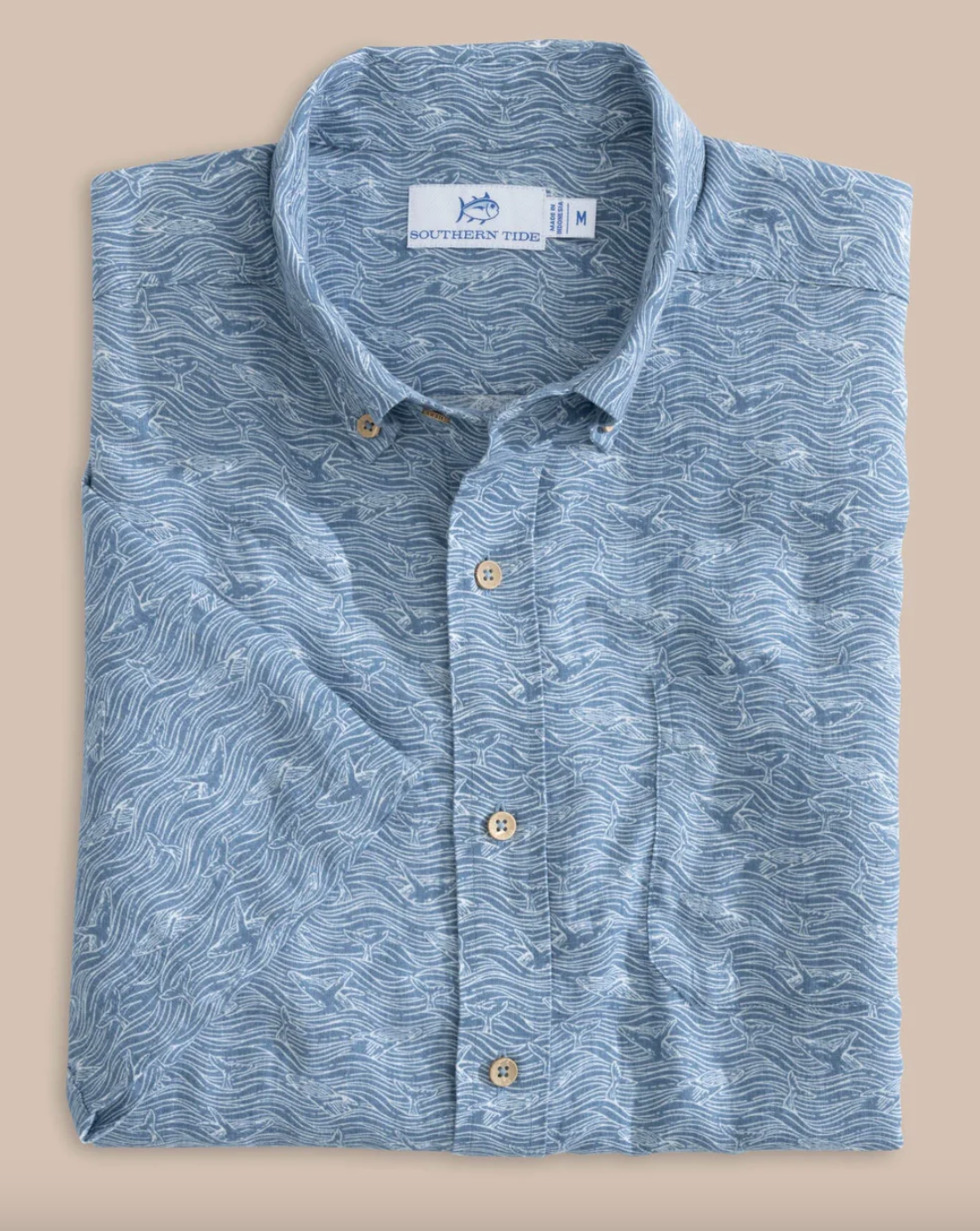 Whaler Sportshirt-Blue