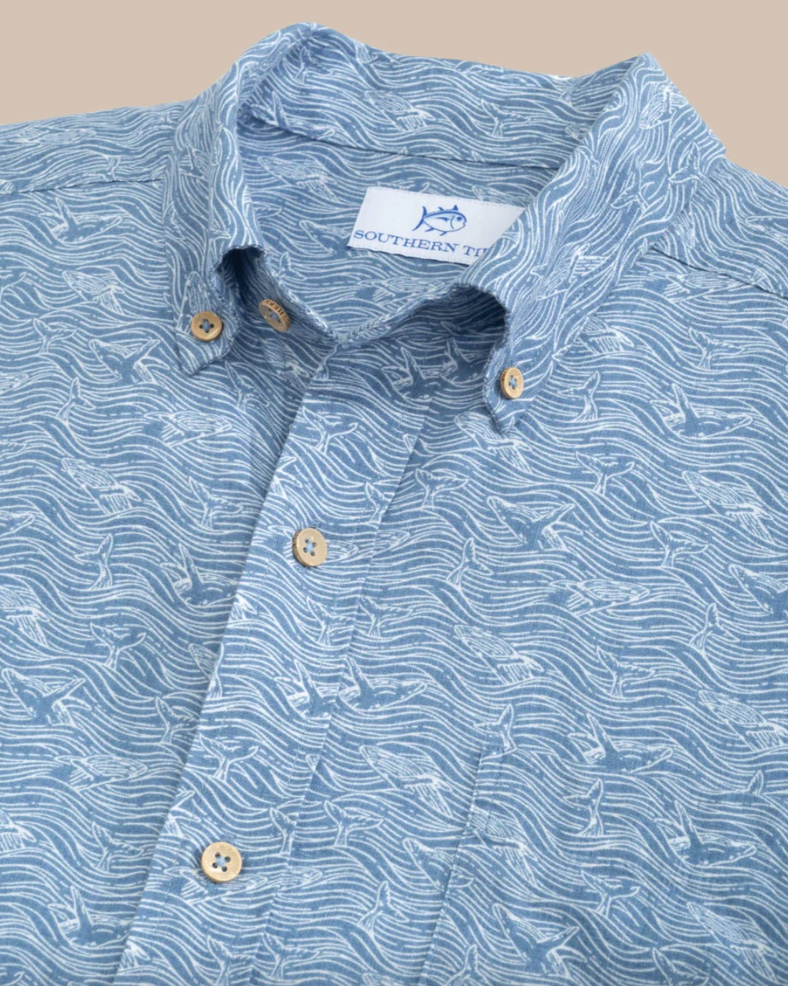 Whaler Sportshirt-Blue