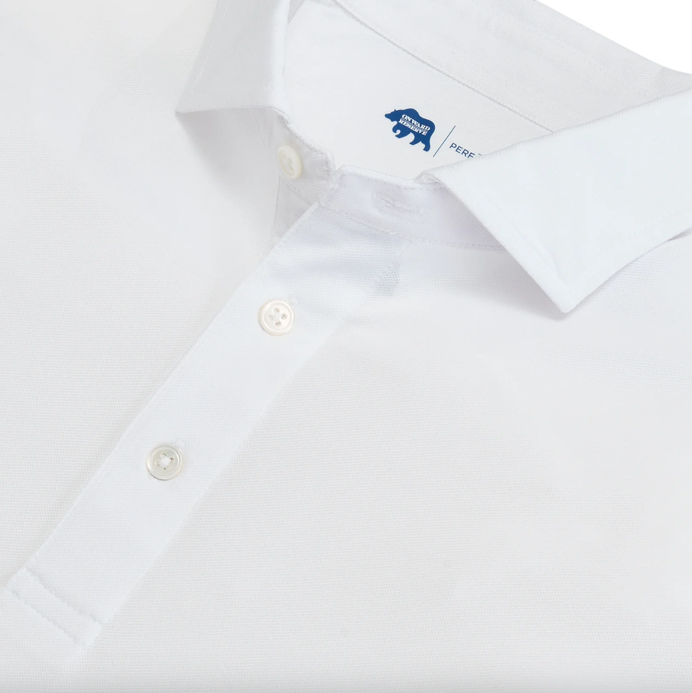 Solid Pique Polo-White