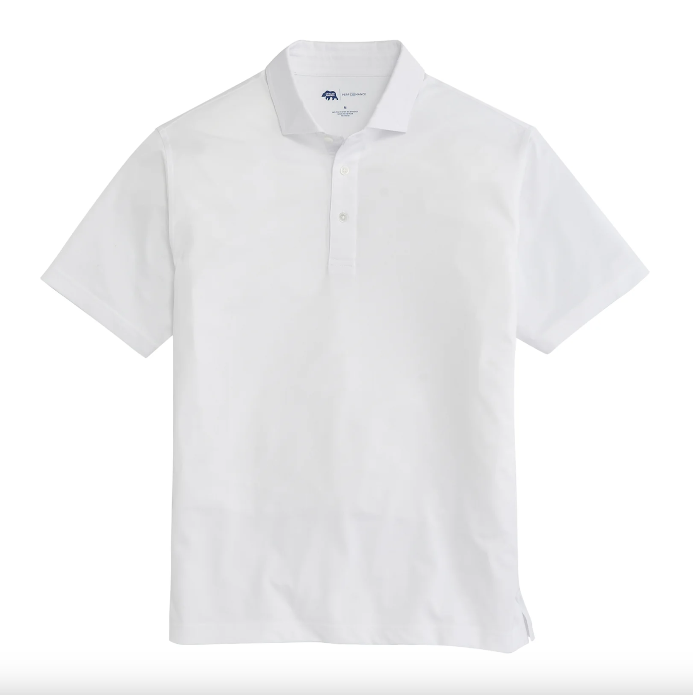 Solid Pique Polo-White