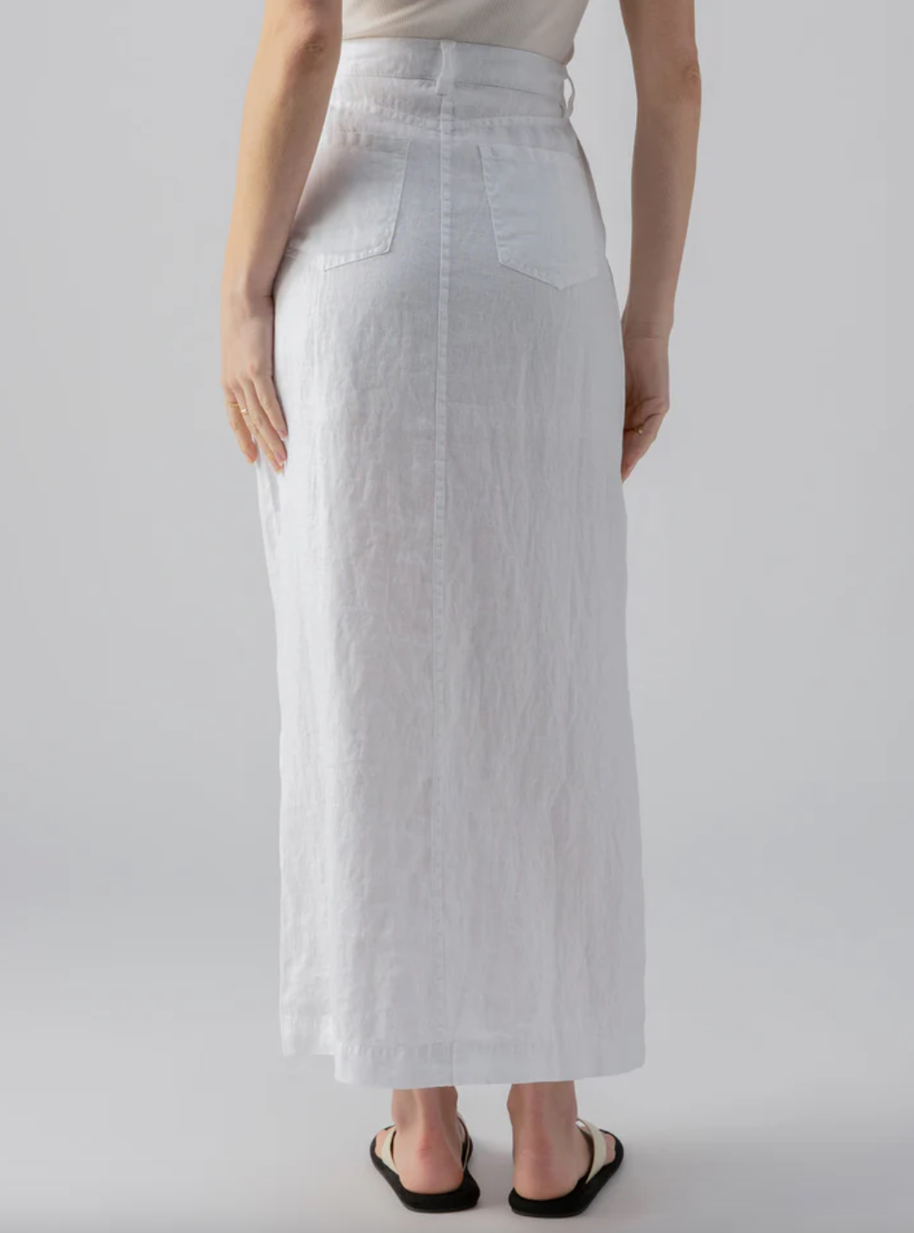 Boardwalk Skirt-White-Final Sale