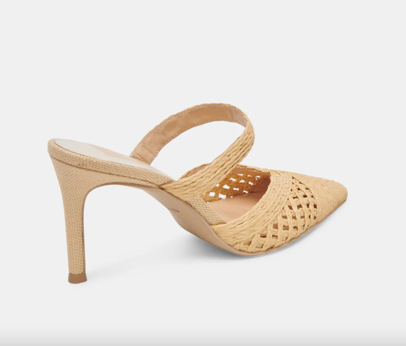 Kaline Heel-Natural Raffia