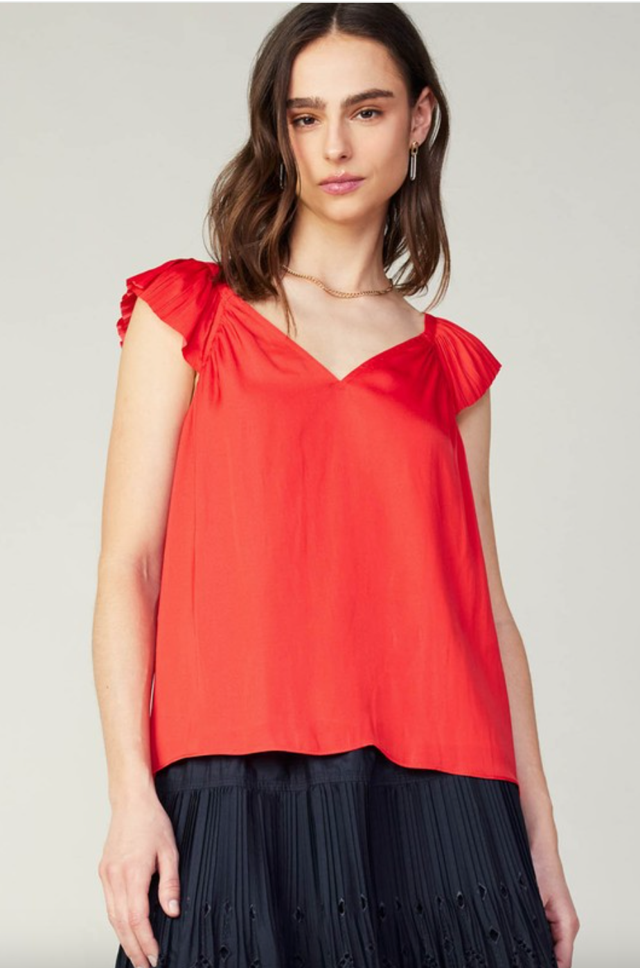 Sweetheart Top-Red