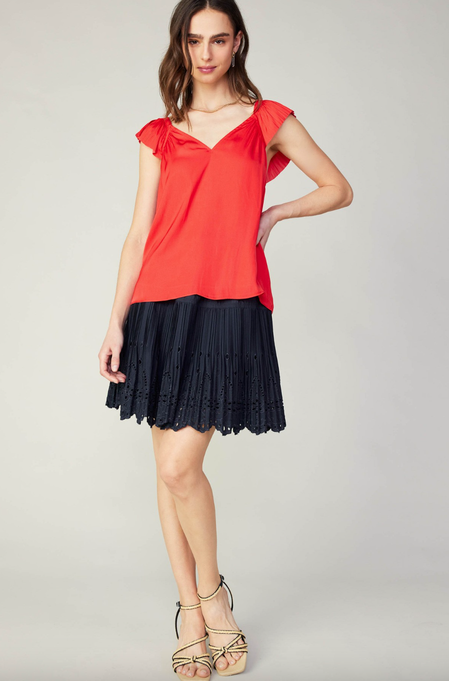 Sweetheart Top-Red