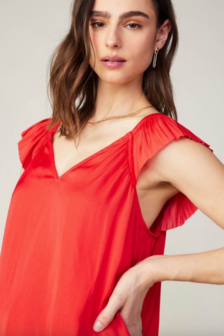 Sweetheart Top-Red