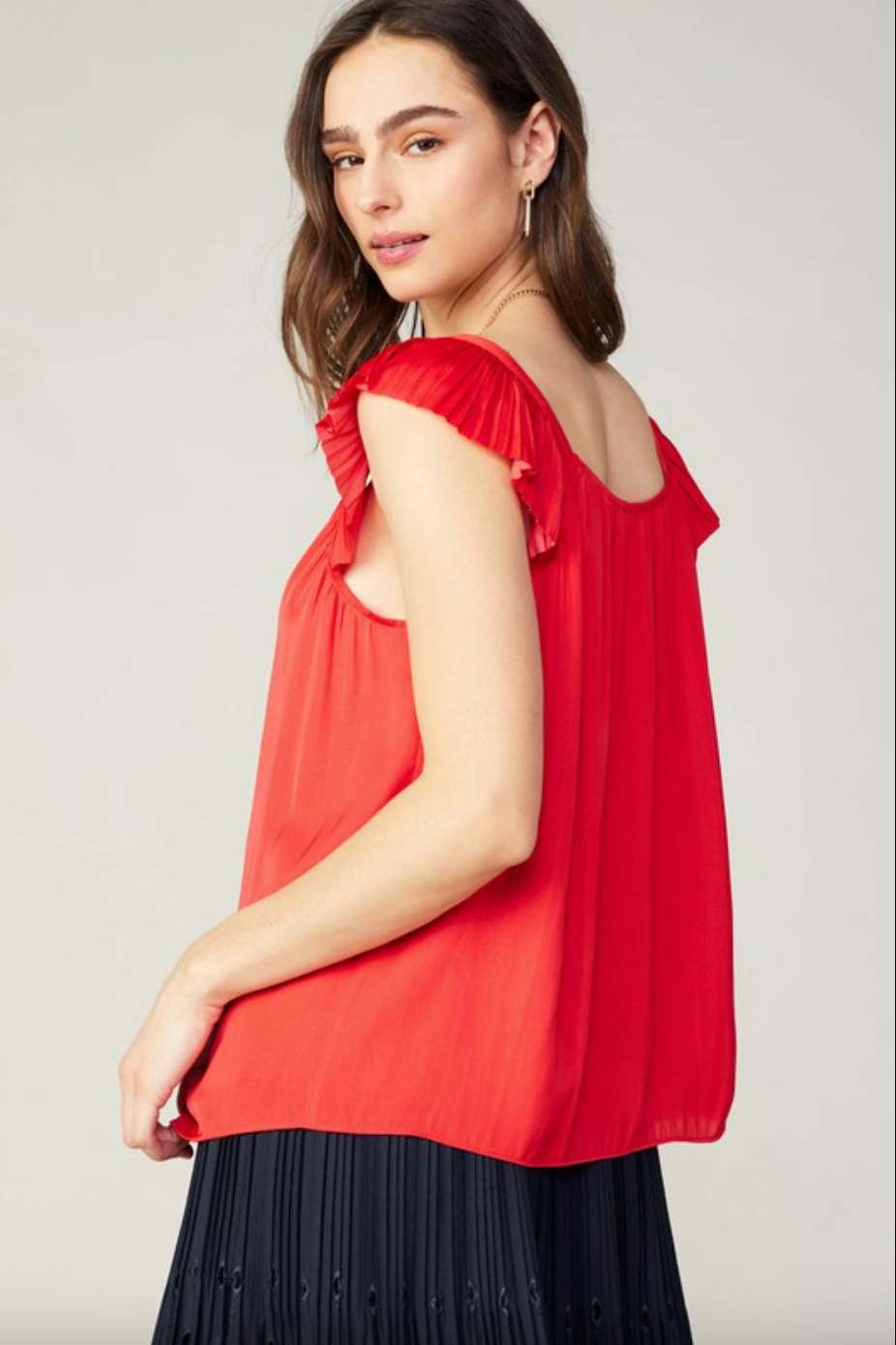 Sweetheart Top-Red