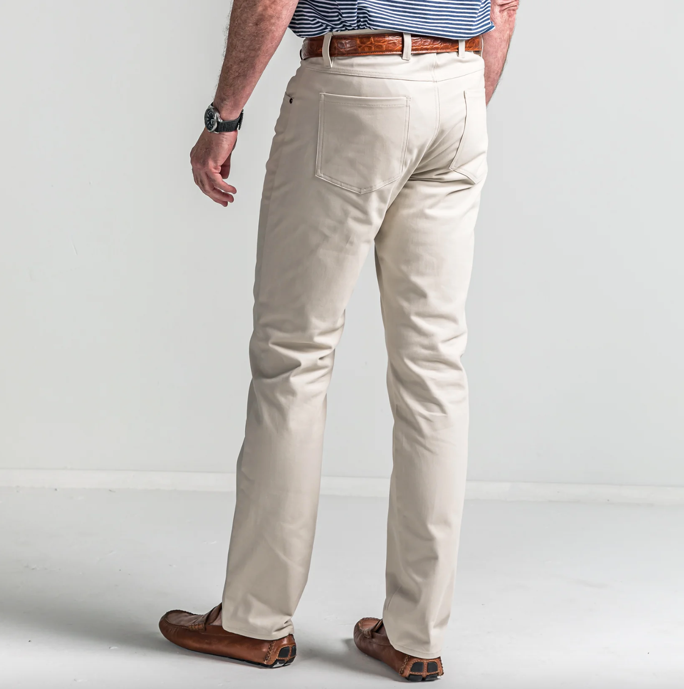 Classic 5 Pocket Pant-Stone