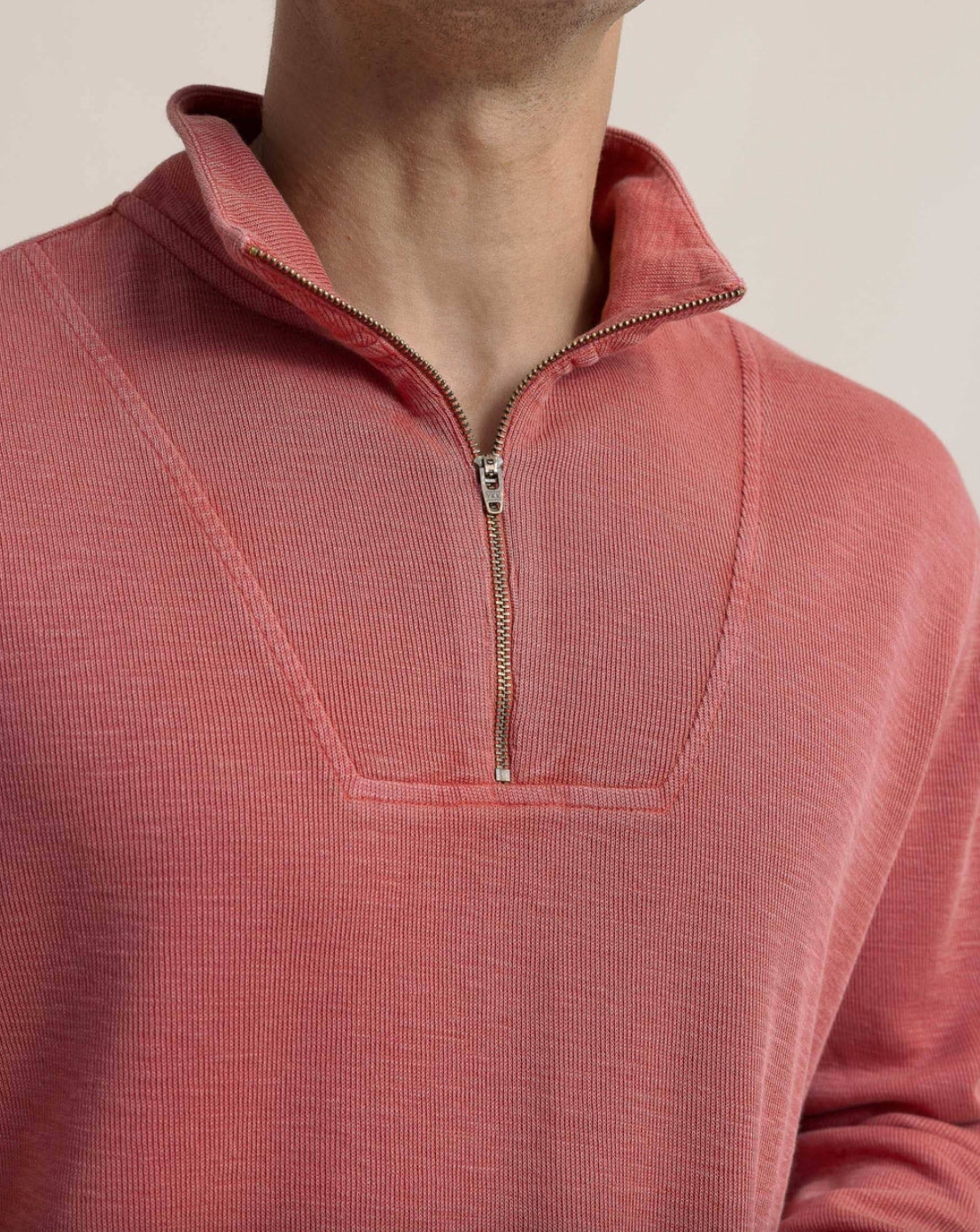 Bayberry Quarter Zip-Mineral Red