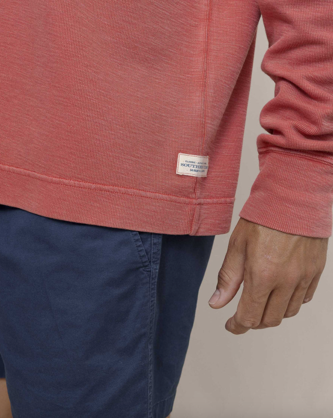 Bayberry Quarter Zip-Mineral Red