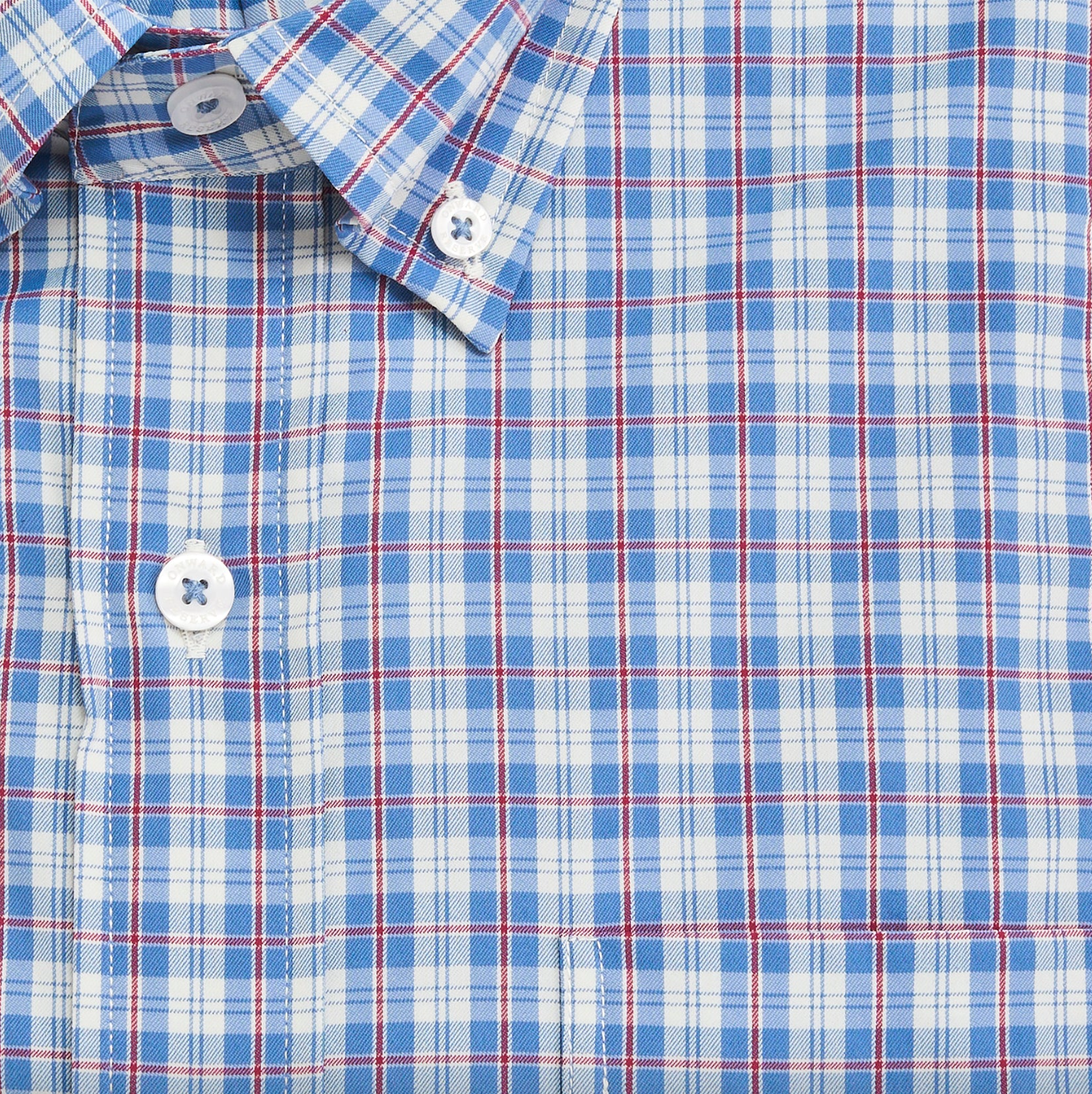 Applecross Button Down-Blue Horizon