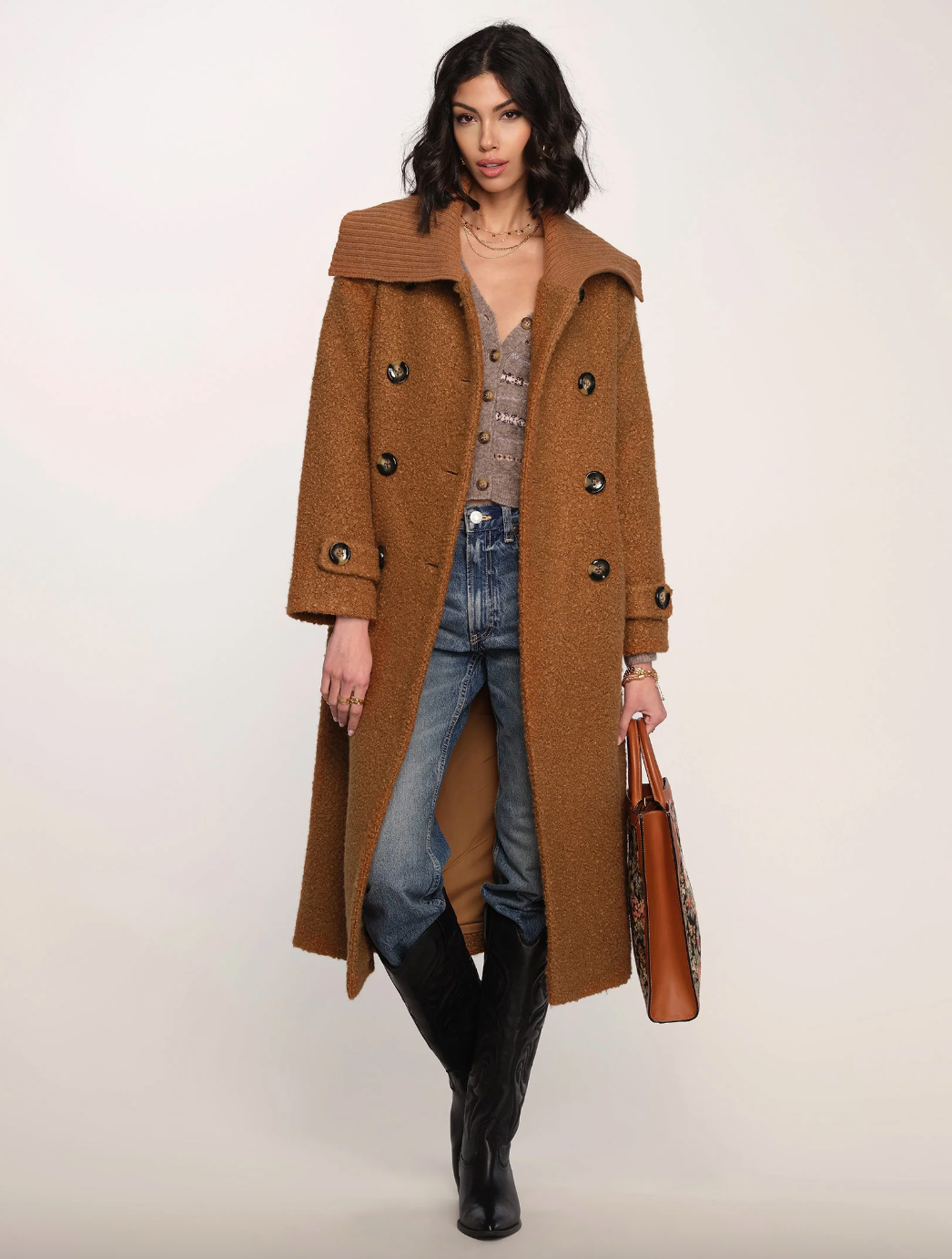 Kenia Coat-Brown