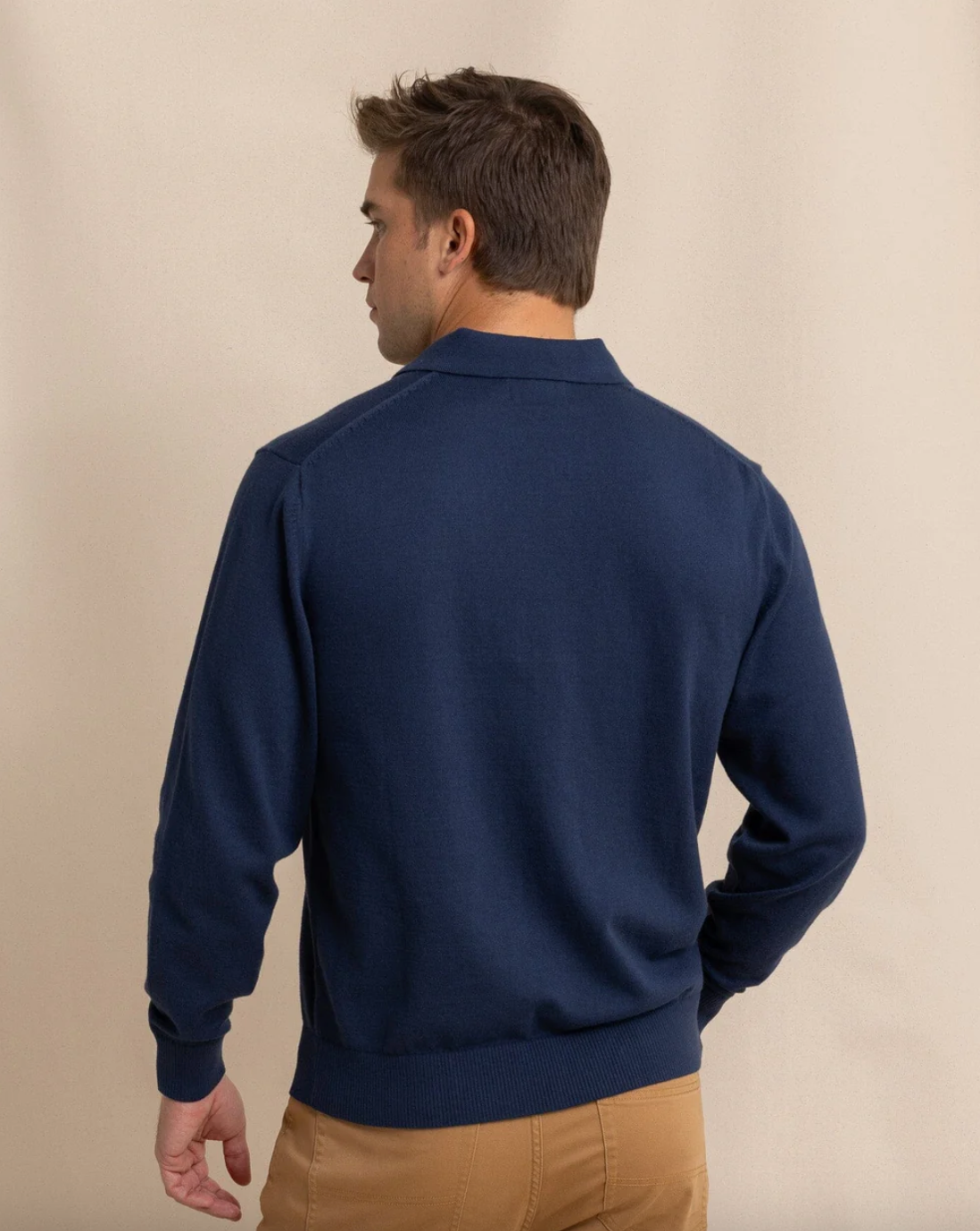 Woodville Sweater Polo-Blue