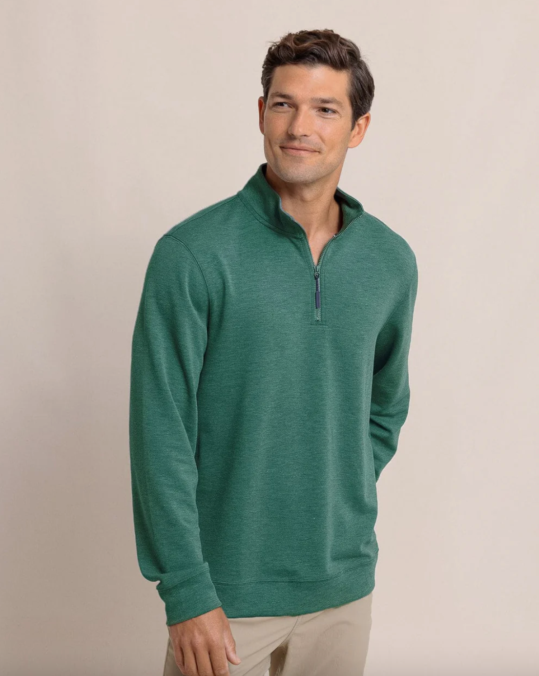 Whyche Quarterzip-Green