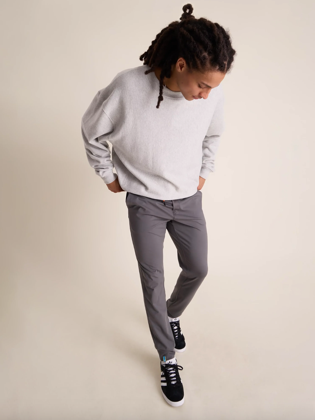 The Steel Gray Jogger-Charcoal