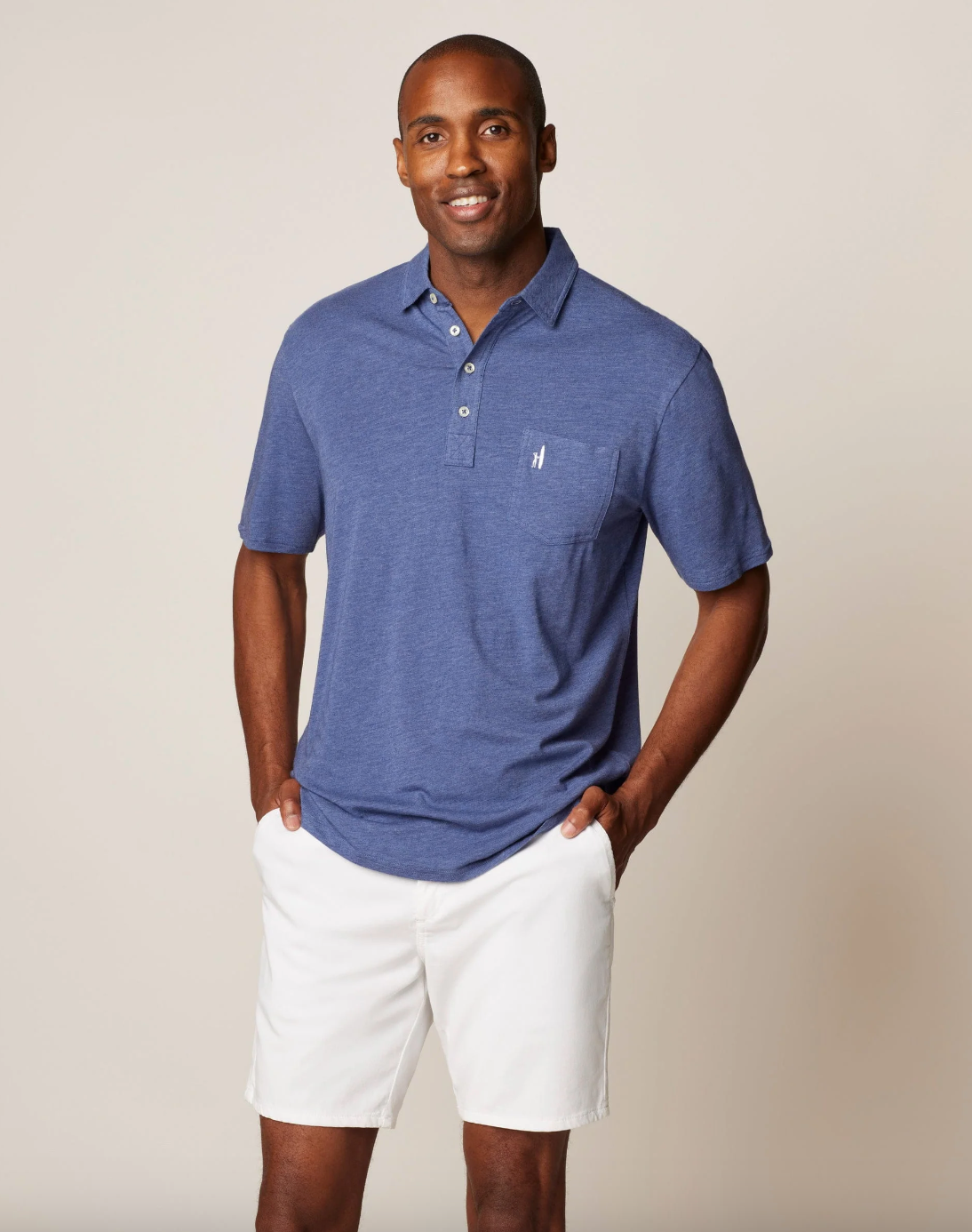 Heathered Original 2.0 Polo-Oceanside