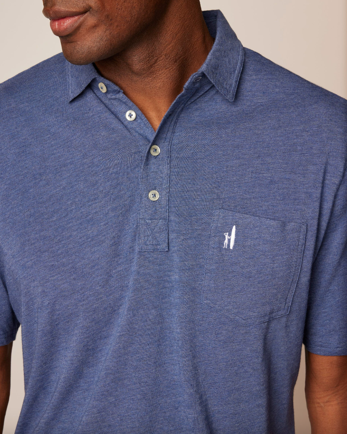 Heathered Original 2.0 Polo-Oceanside