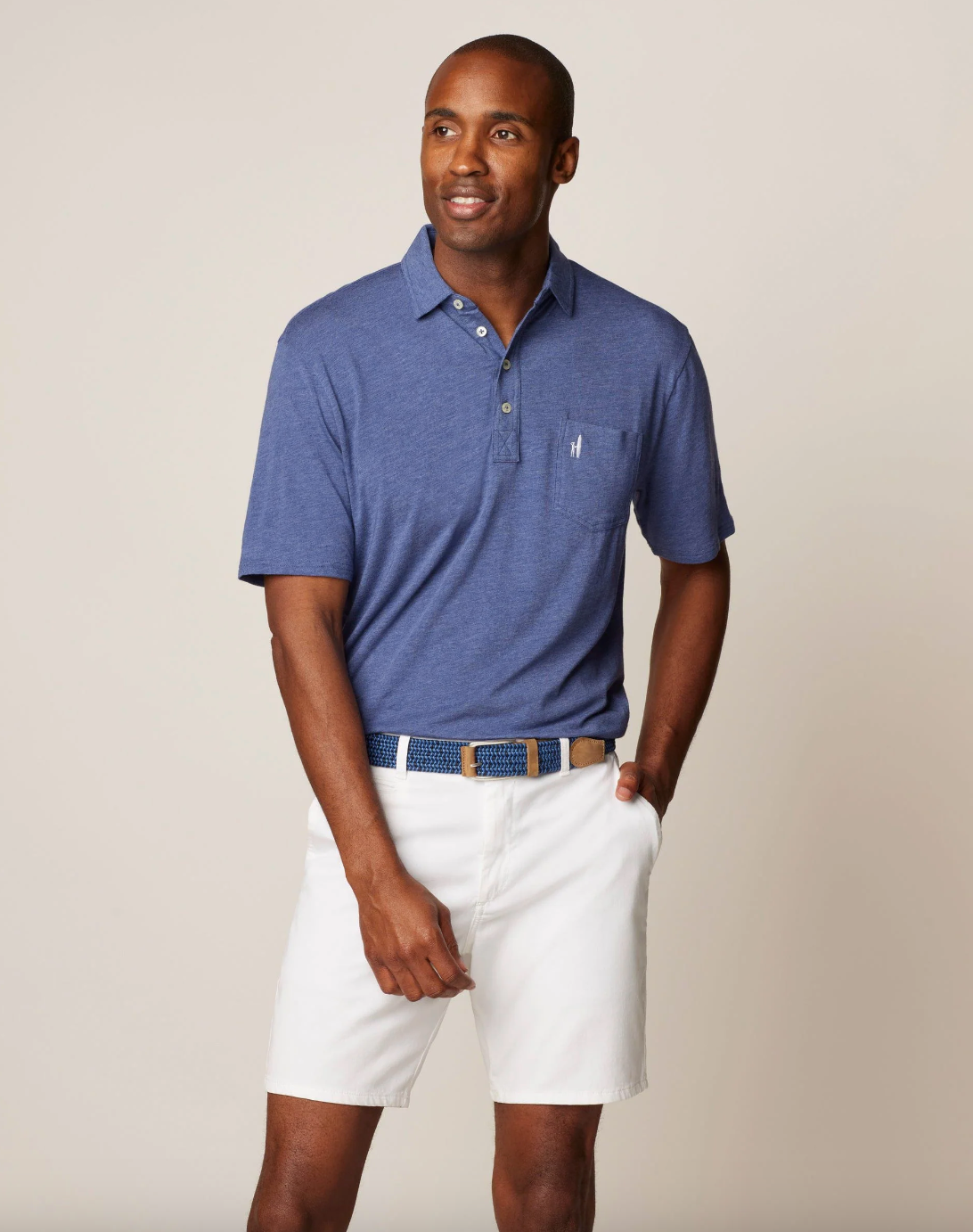 Heathered Original 2.0 Polo-Oceanside