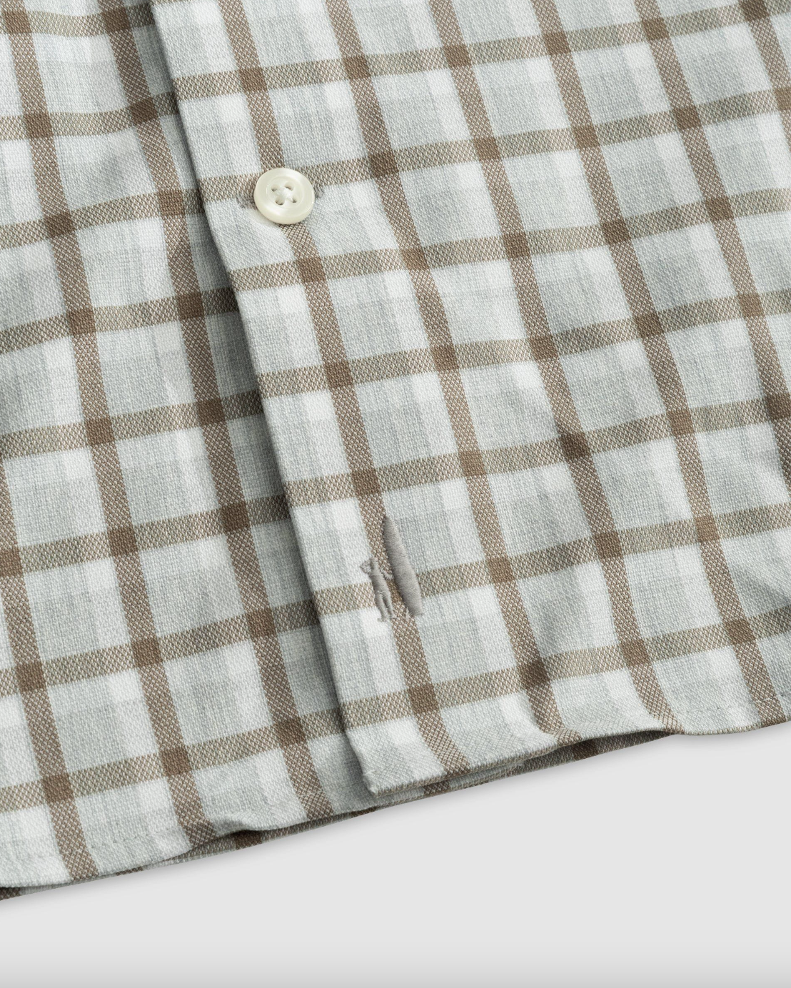 Roosevelt Button Up-Grey