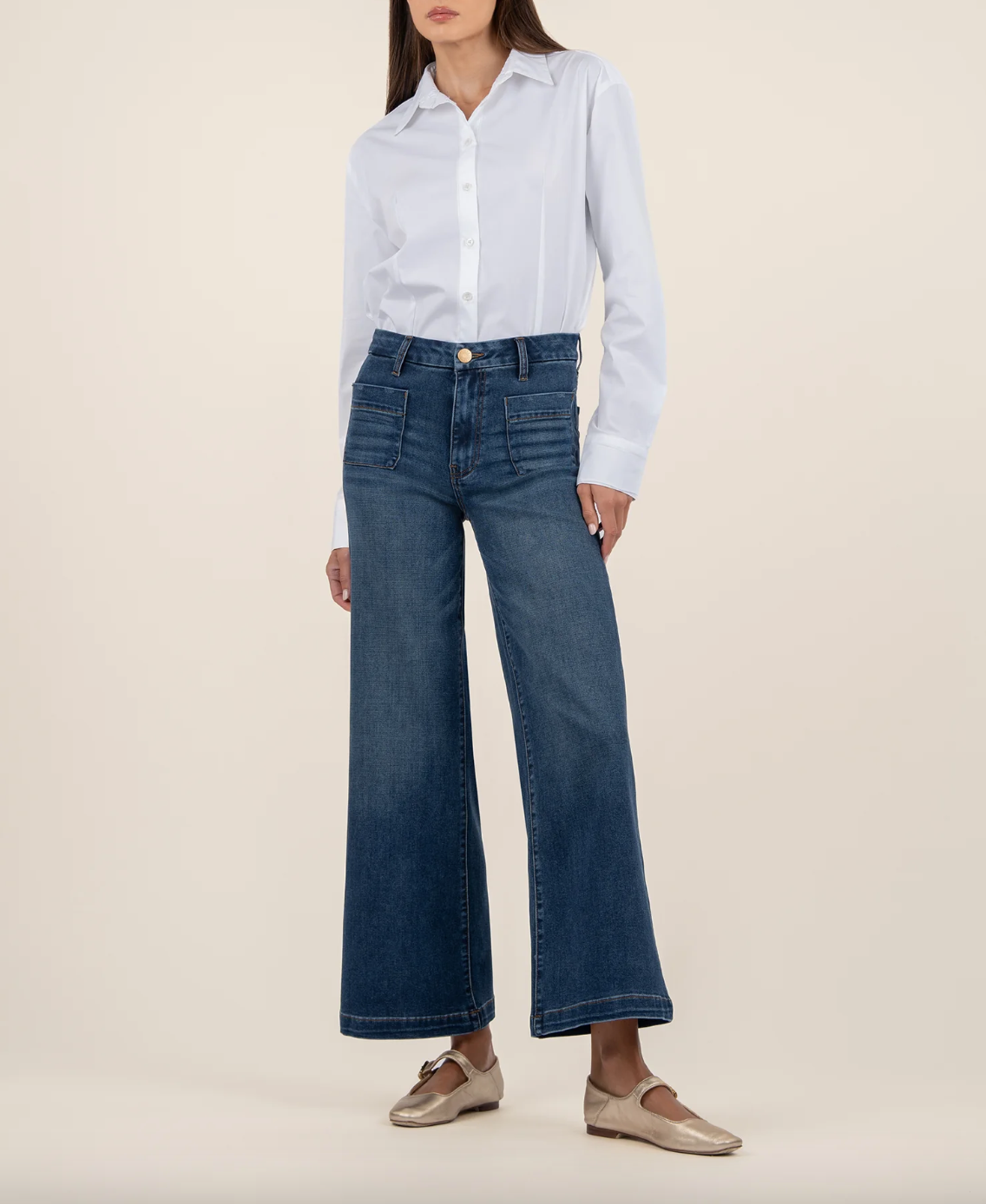 Meg Wide Leg-Dandle Dark Wash