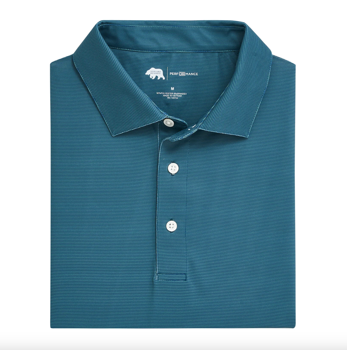 Hairline Stripe Polo-Titan