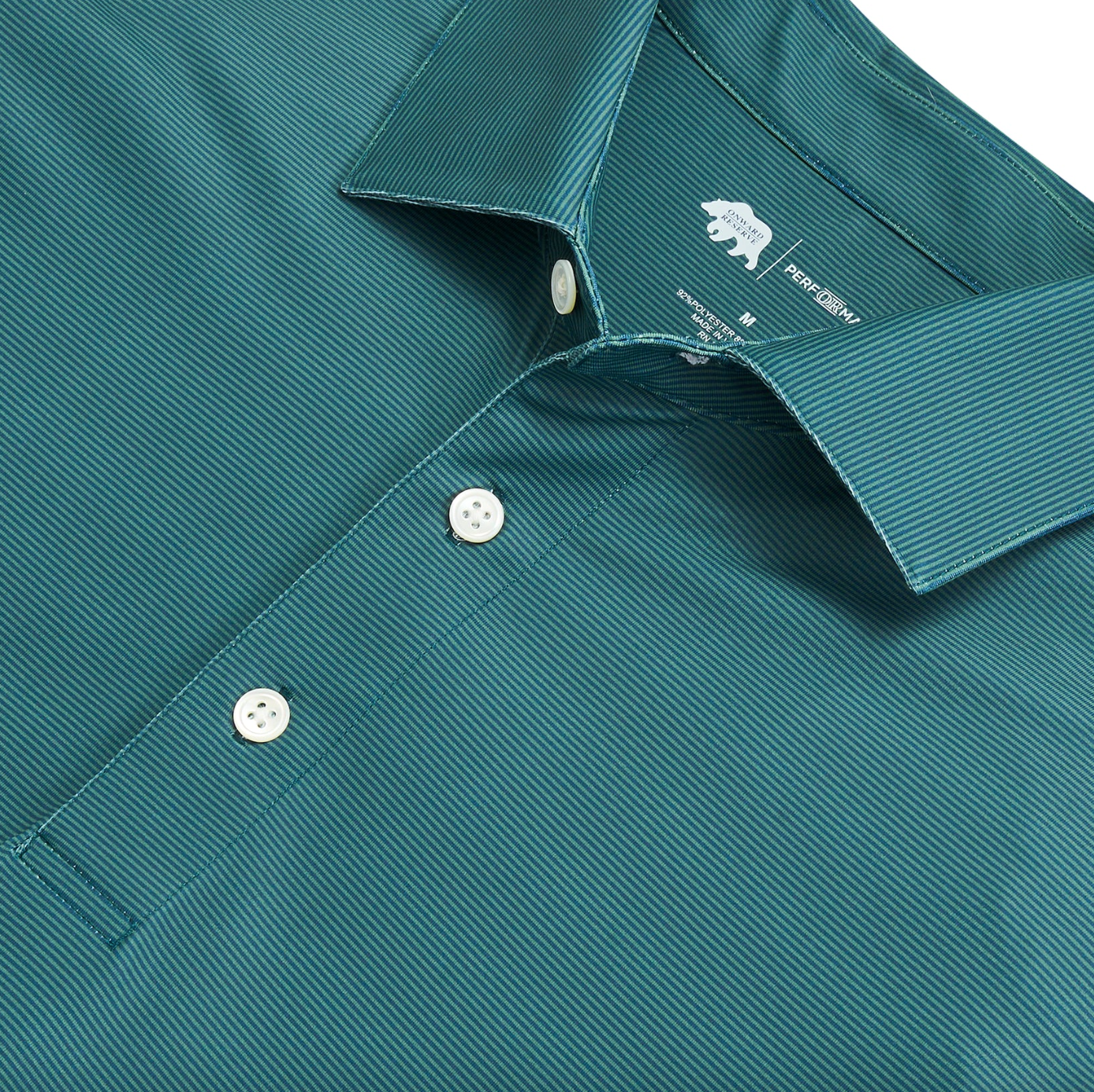 Hairline Stripe Polo-Titan