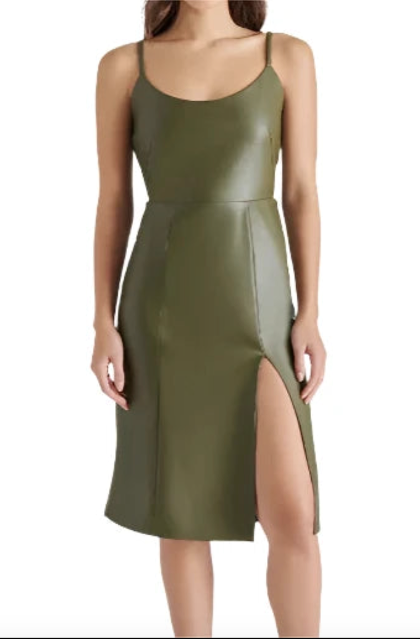 Giselle Dress-Olive