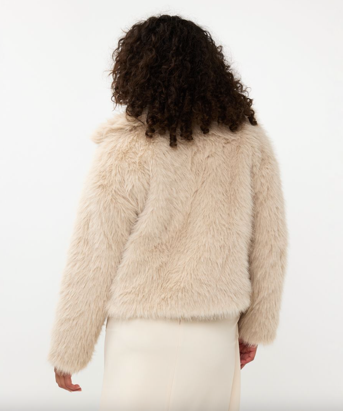 Furry Jacket-Sand