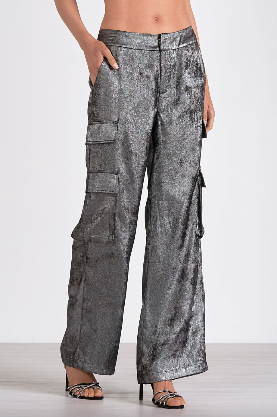 Neva Cargo Pant-Silver