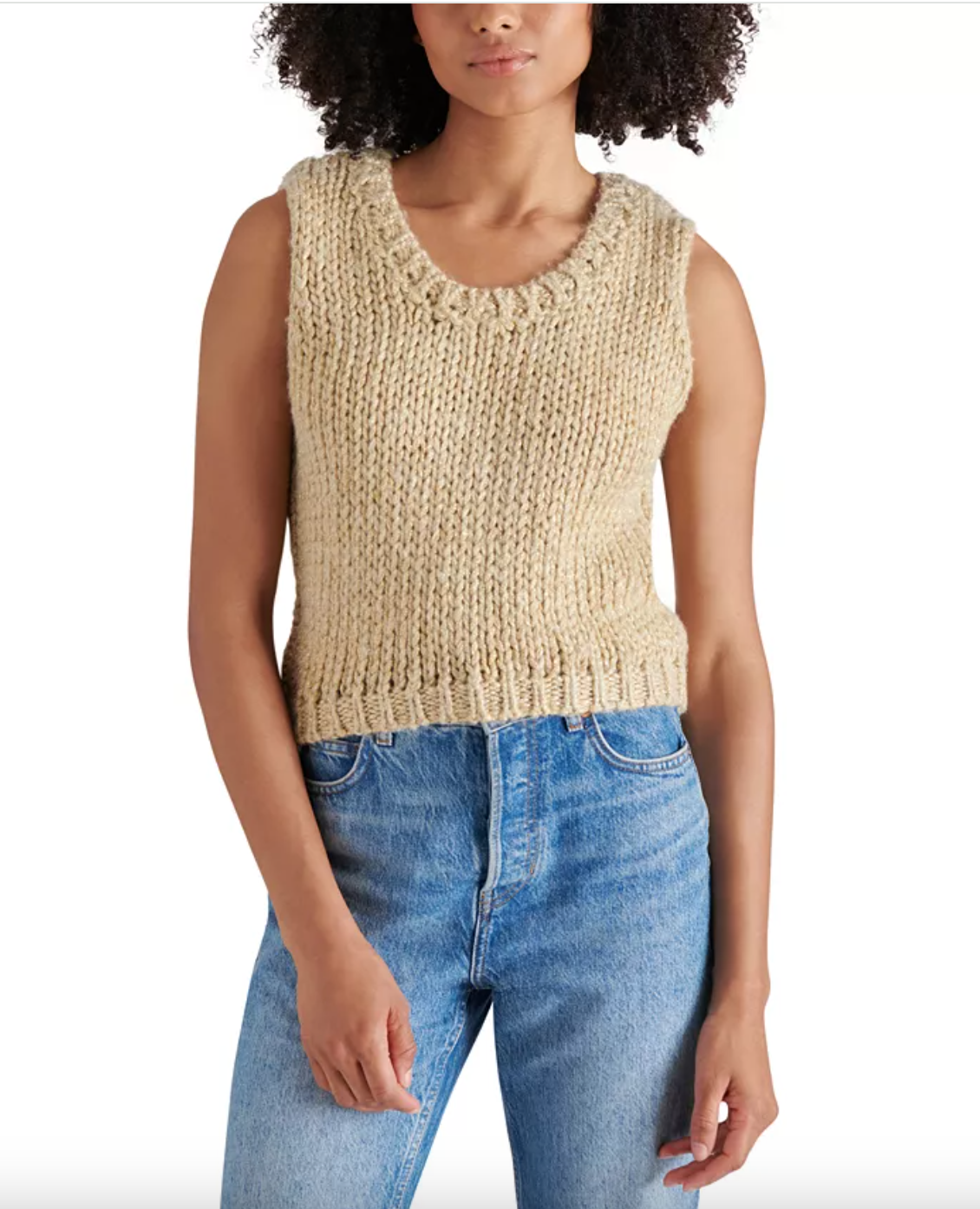 Eleny Sweater Vest-Taupe