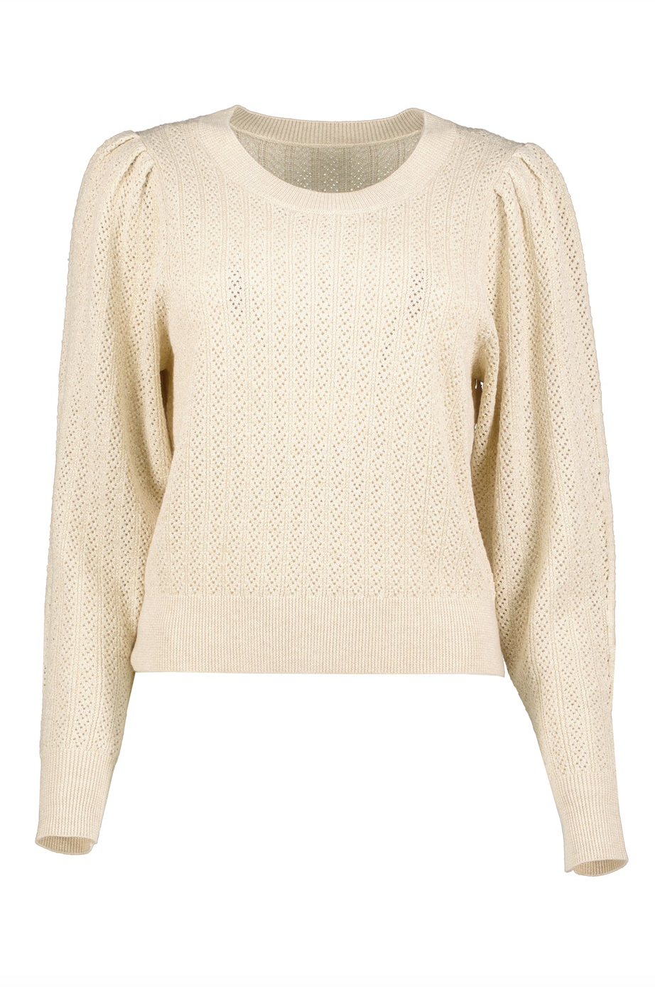 Sienna Metallic Sweater-Pearl