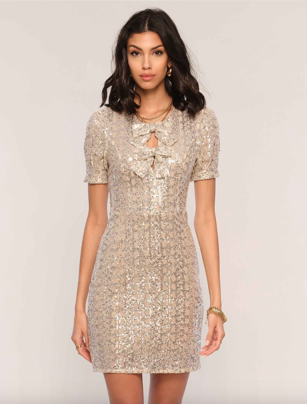 Vandon Dress-Silver