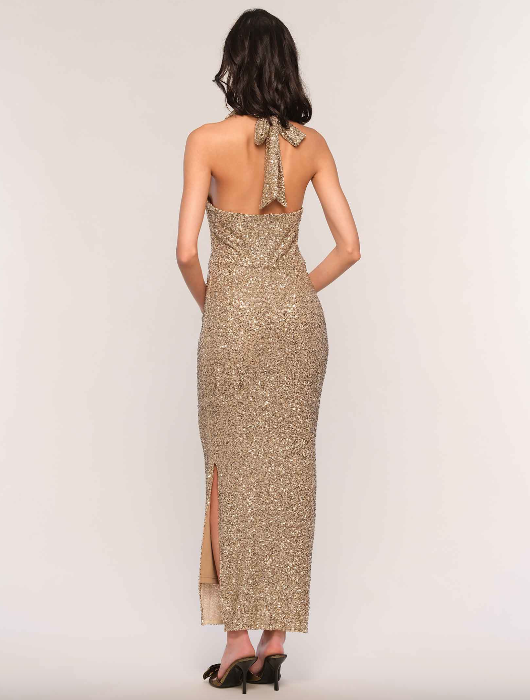 Verda Dress-Gold