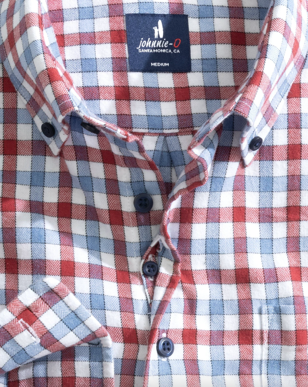 Millbank Button Up-Red